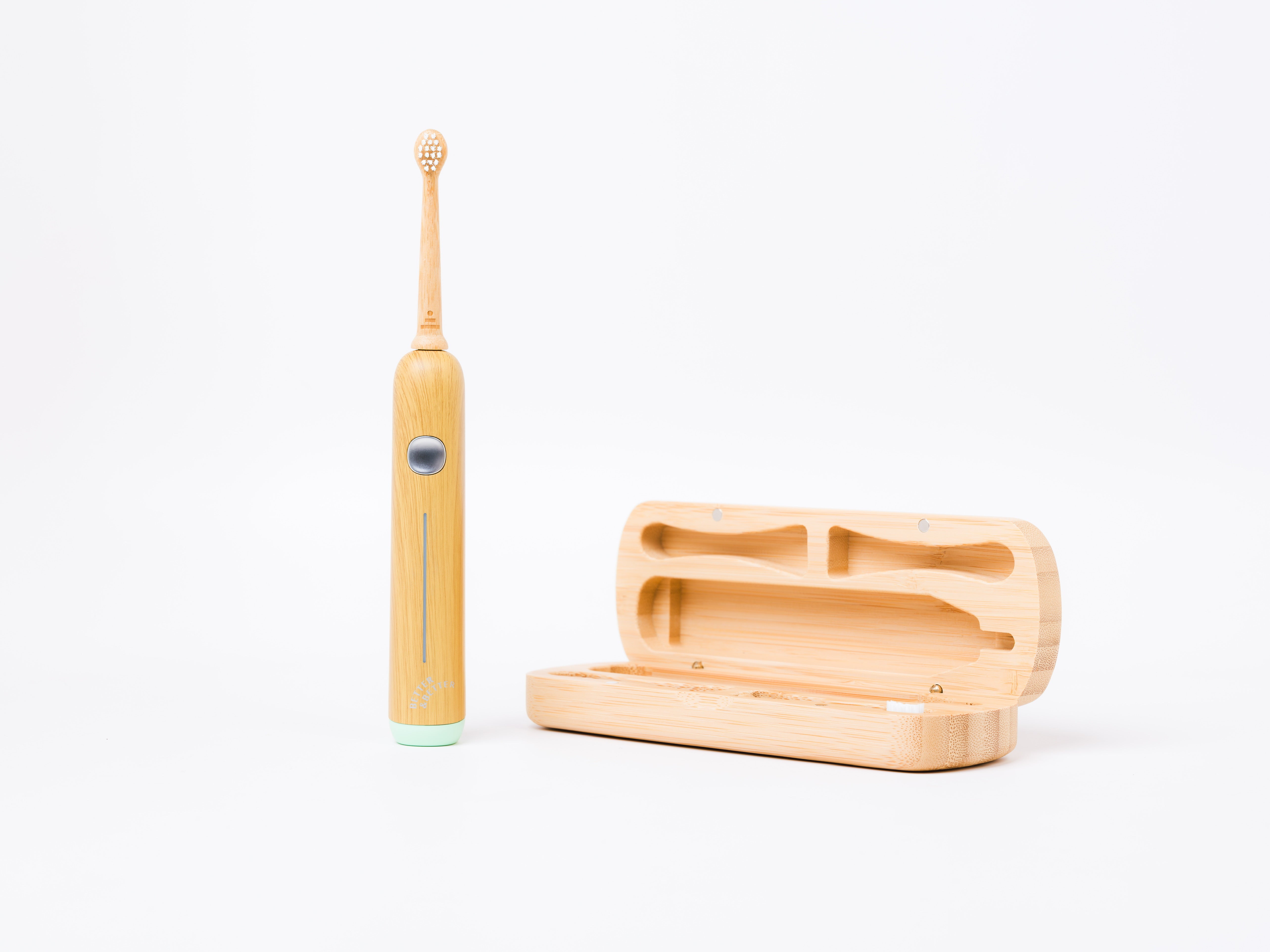 Kids Bamboo Sonic Toothbrush (Green)