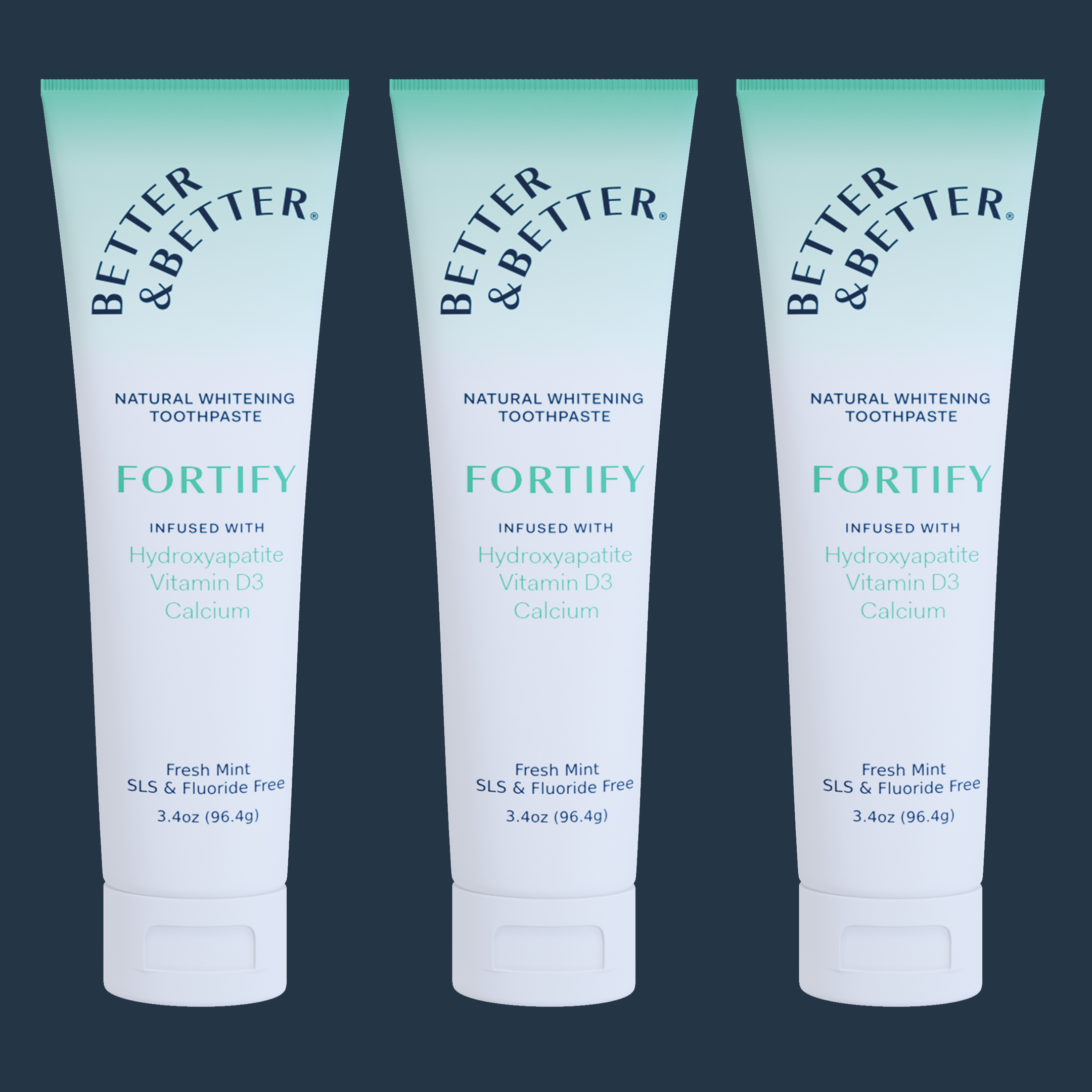 Fortify Vitamin D Toothpaste 3-Pack